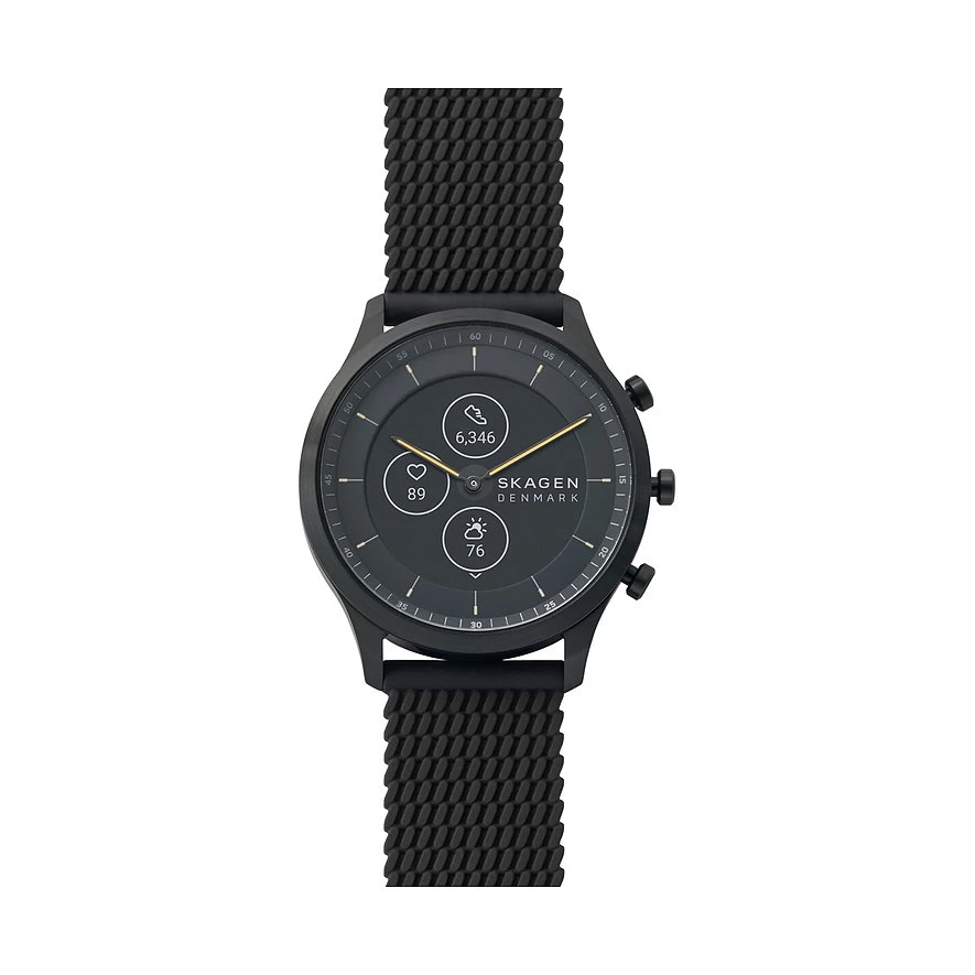 Skagen Connected Smartwatch HYBRID HR 42 SKT3001 Schwarz Herren 4 Skagen Connected Smartwatch HYBRID HR 42 SKT3001 Schwarz Herren – Bild 2
